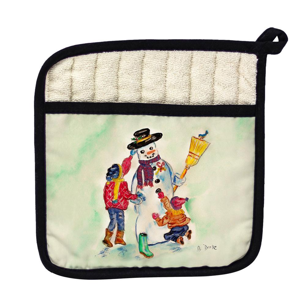 Snowman Pot Holder. Picture 1