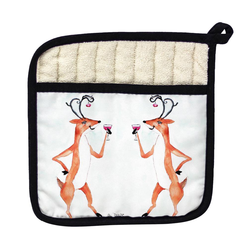 Deer Party Pot Holder. Picture 1