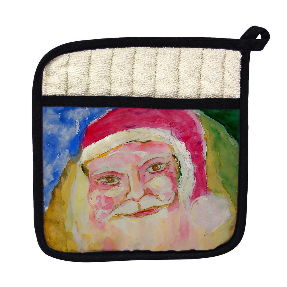 Santa Face Pot Holder. Picture 1