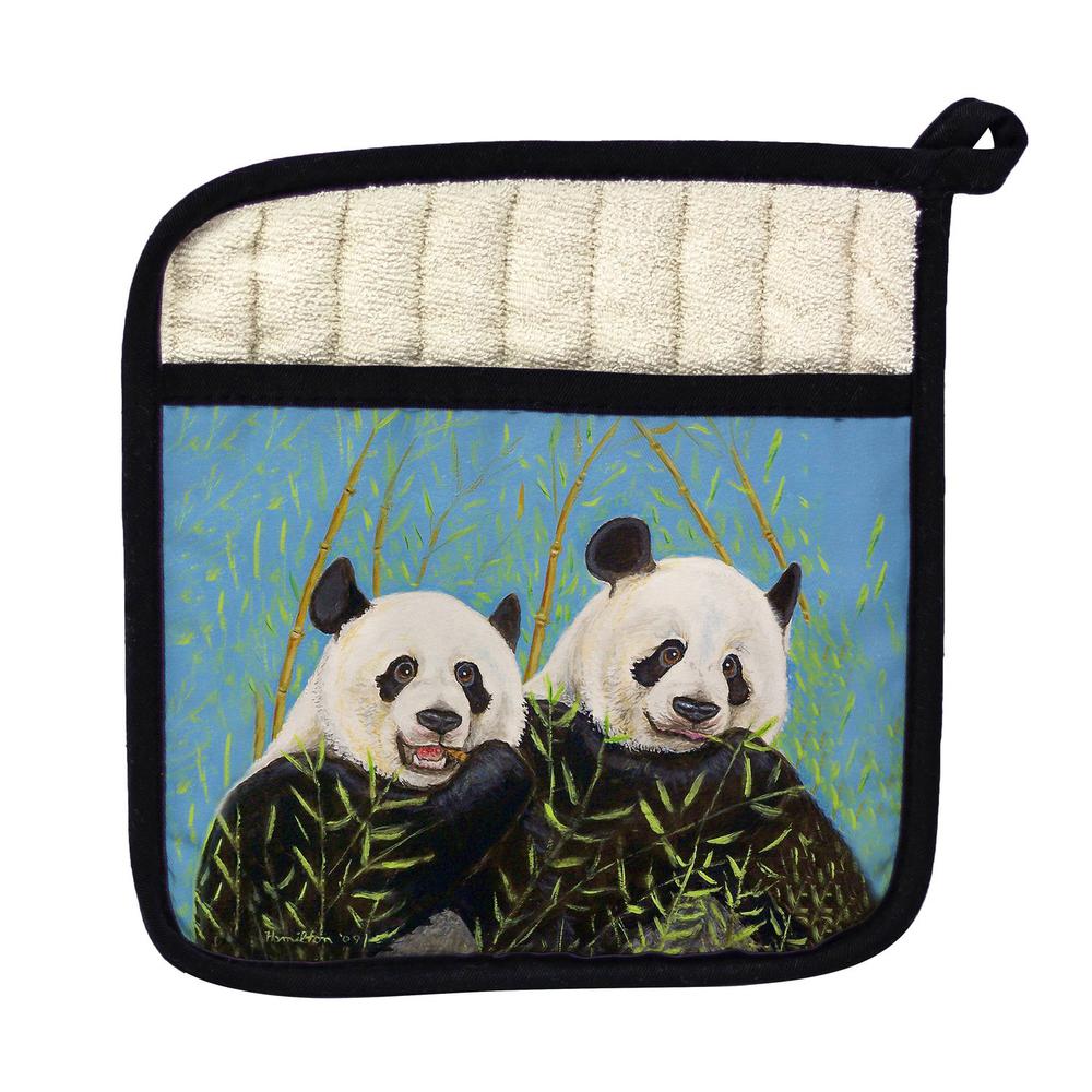 Pandas Pot Holder. Picture 1
