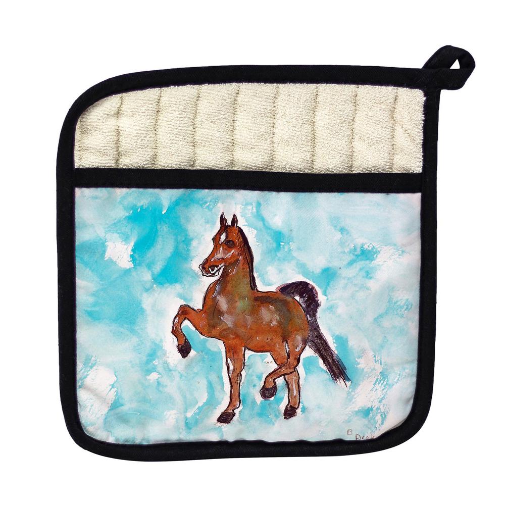 Dancing Horse Pot Holder. Picture 1