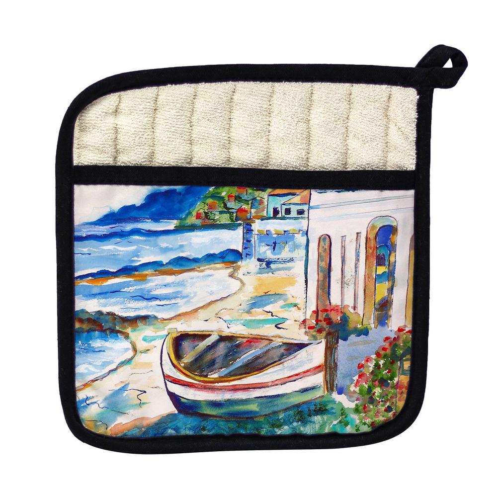 Sicilian Shore Pot Holder. Picture 1