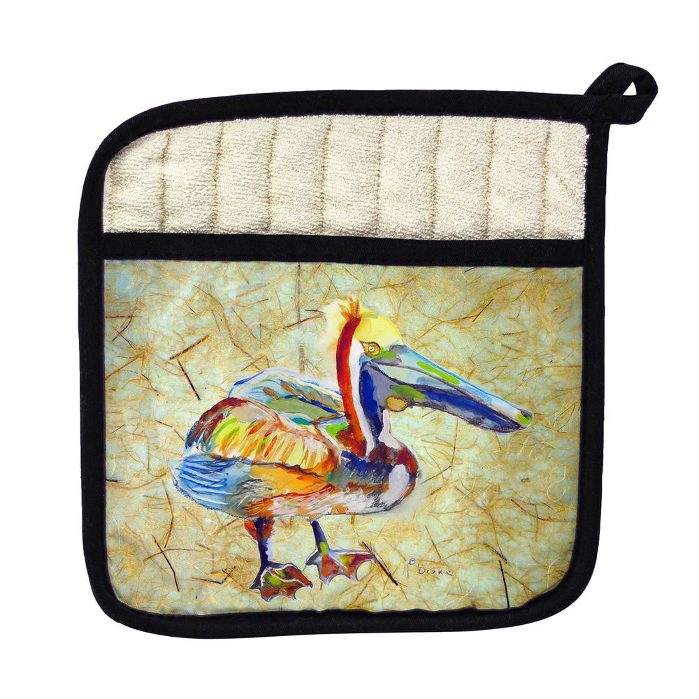 Heathcliff Pelican Pot Holder. Picture 1