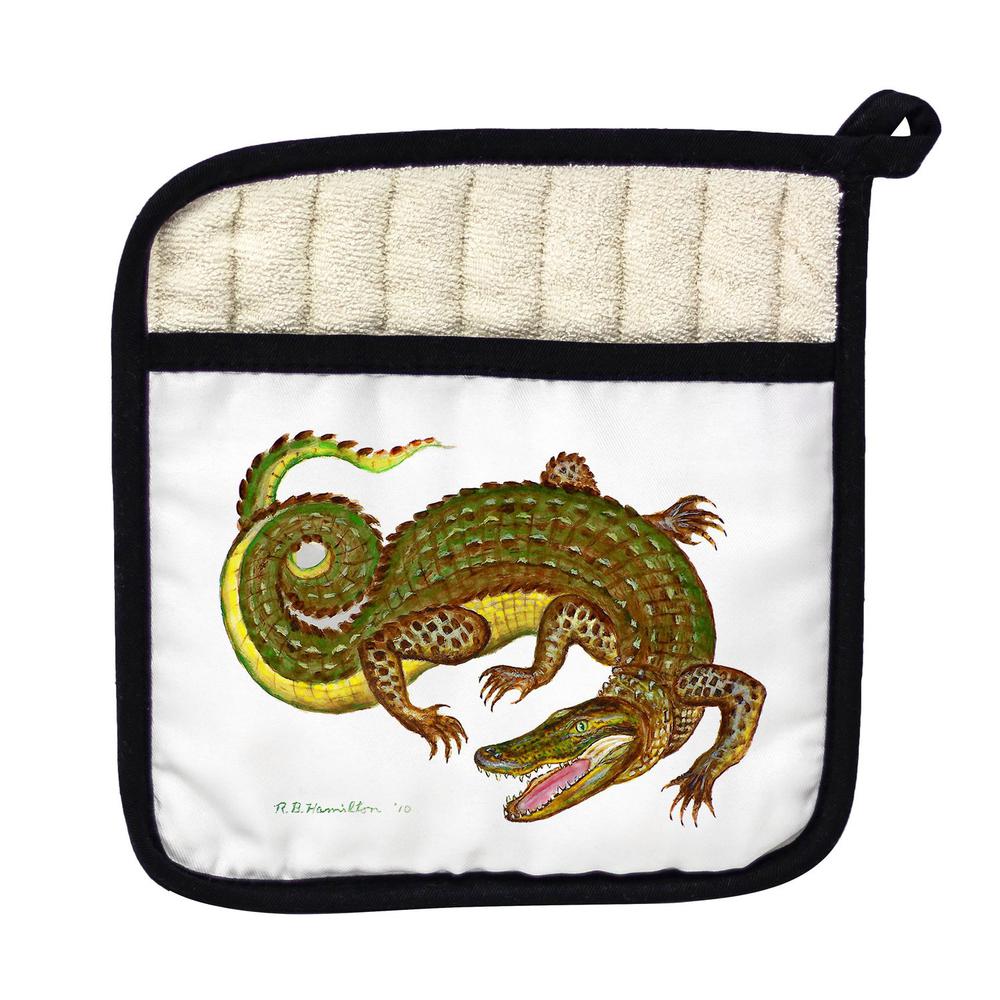 Alligator Pot Holder. Picture 1