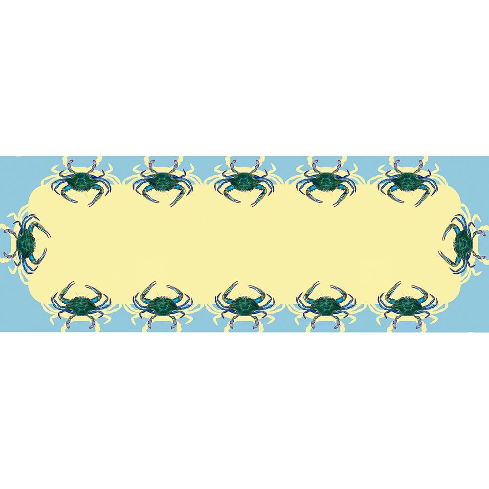 Blue Crab Table Runner 13x36. Picture 1