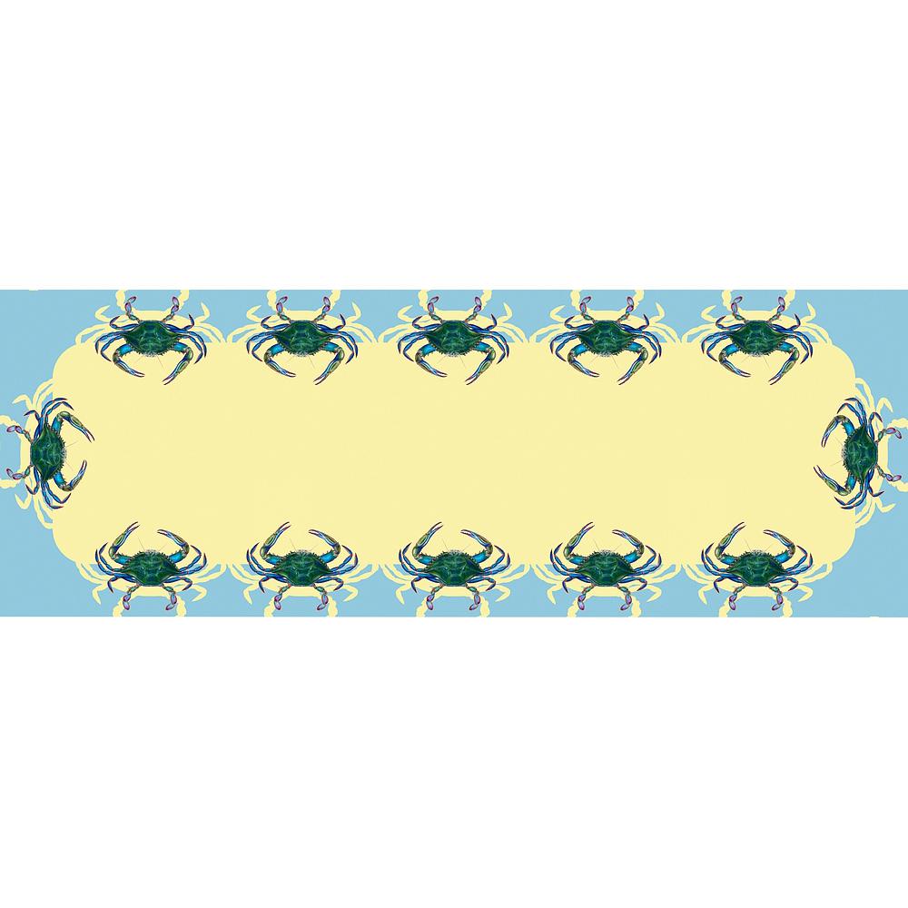 Blue Crab Table Runner 13x54. Picture 1