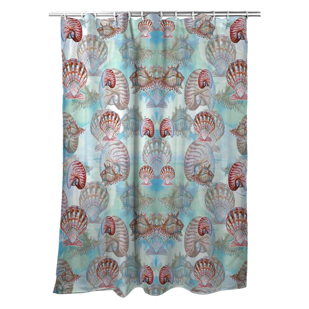 Multi Shells Shower Curtain. Picture 1