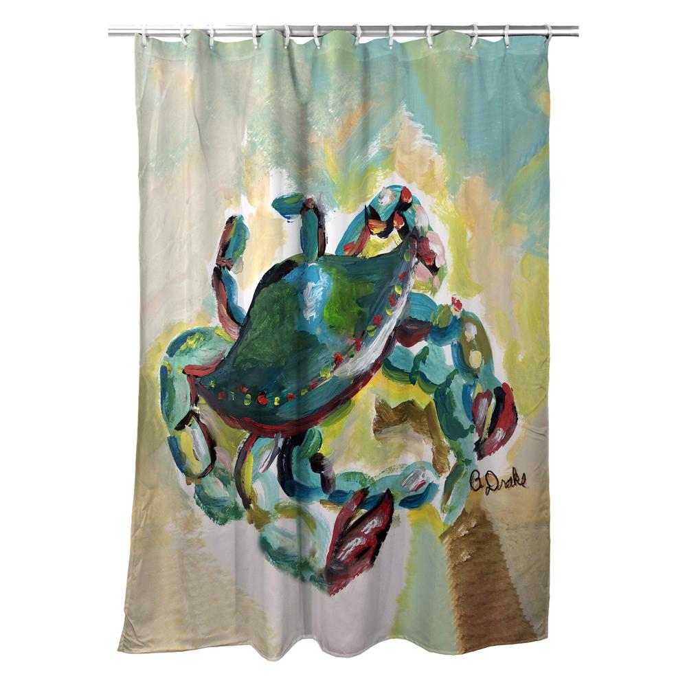 Colorful Crab Shower Curtain. Picture 1