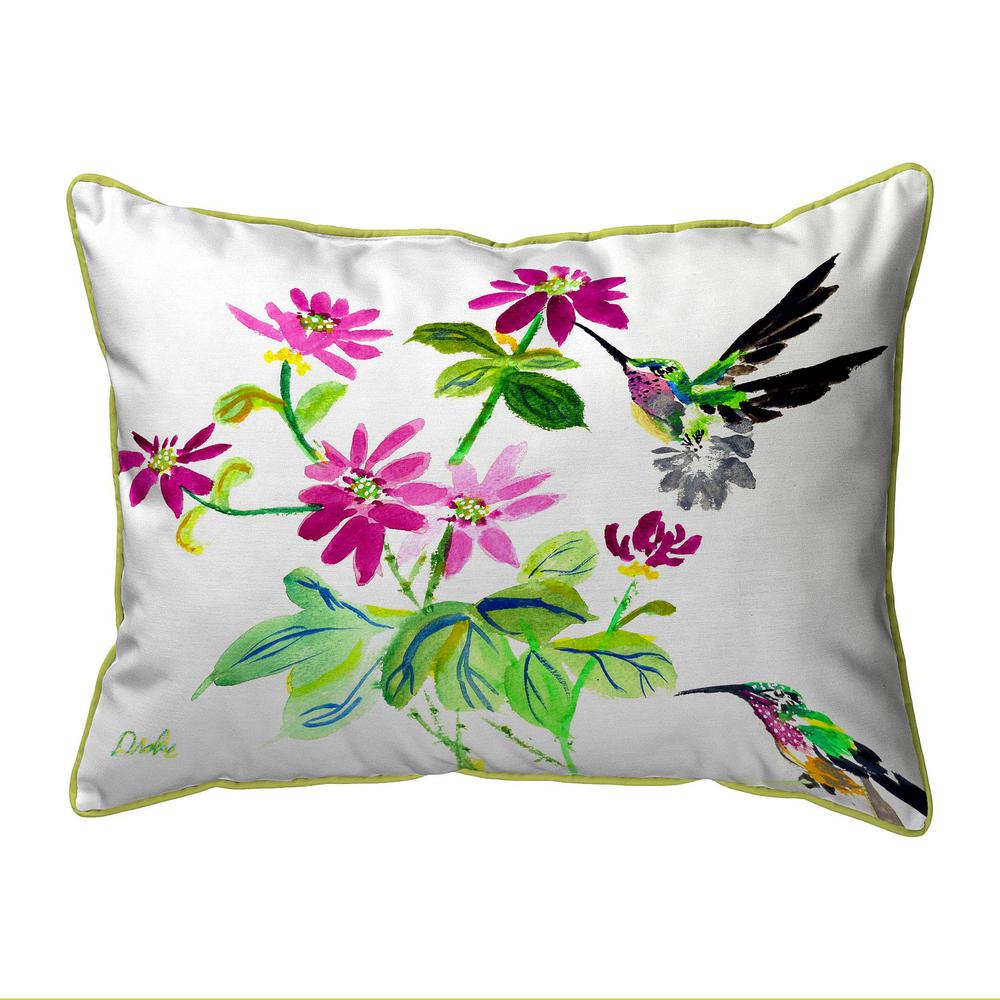 Ruby Throat Small Indoor/Outdoor Pillow 11x14. Picture 1