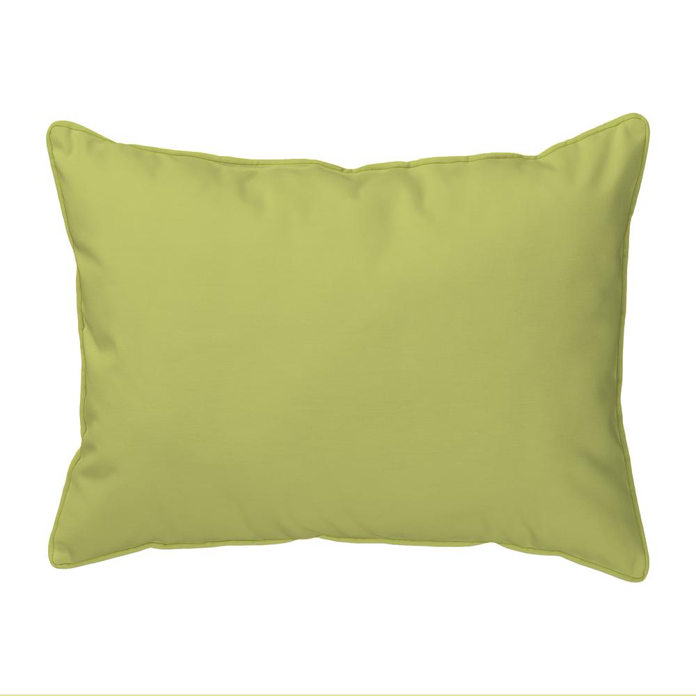 Abstract Blue Small Indoor/Outdoor Pillow 11x14. Picture 2