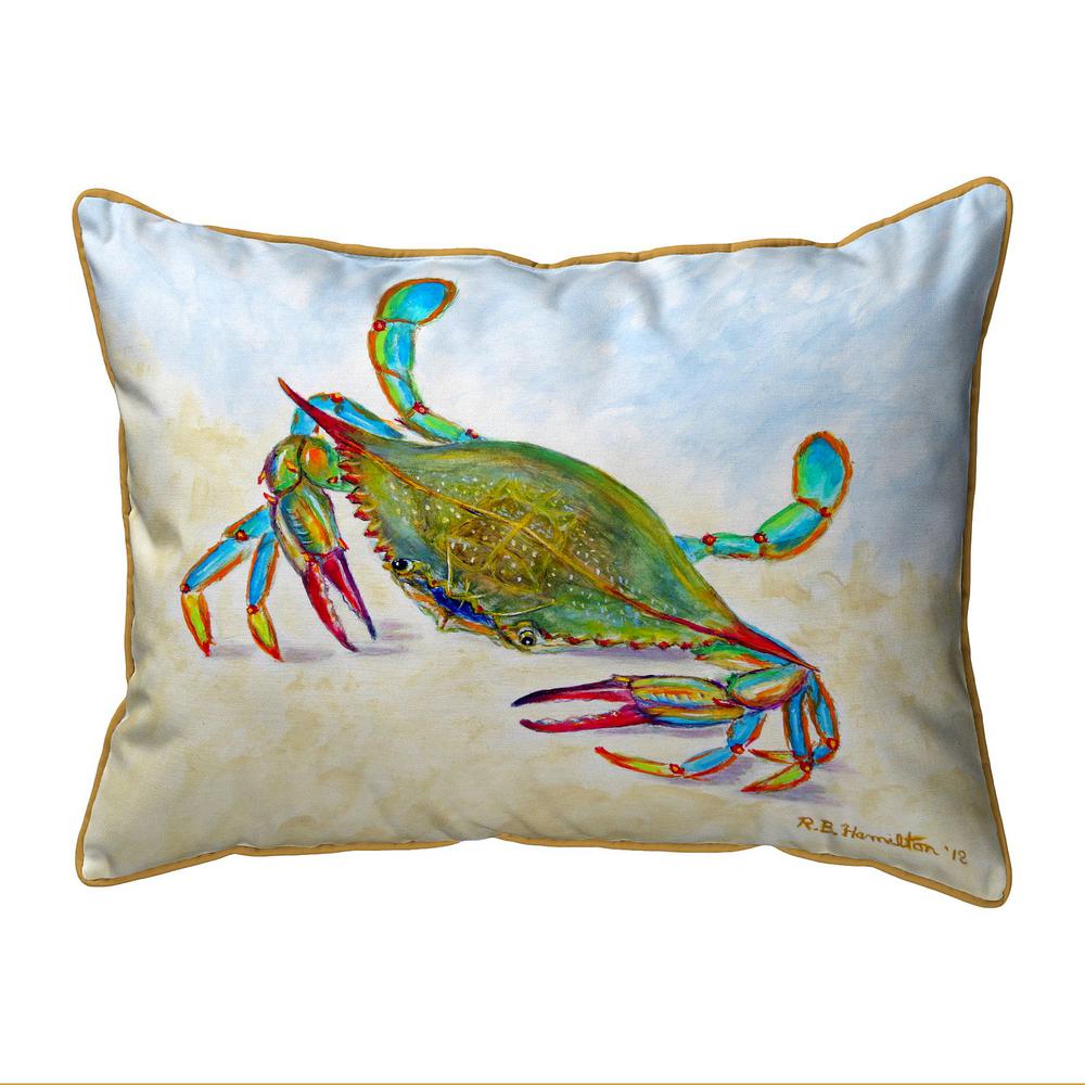 More Than Blue Small Indoor/Outdoor Pillow 11x14. Picture 1