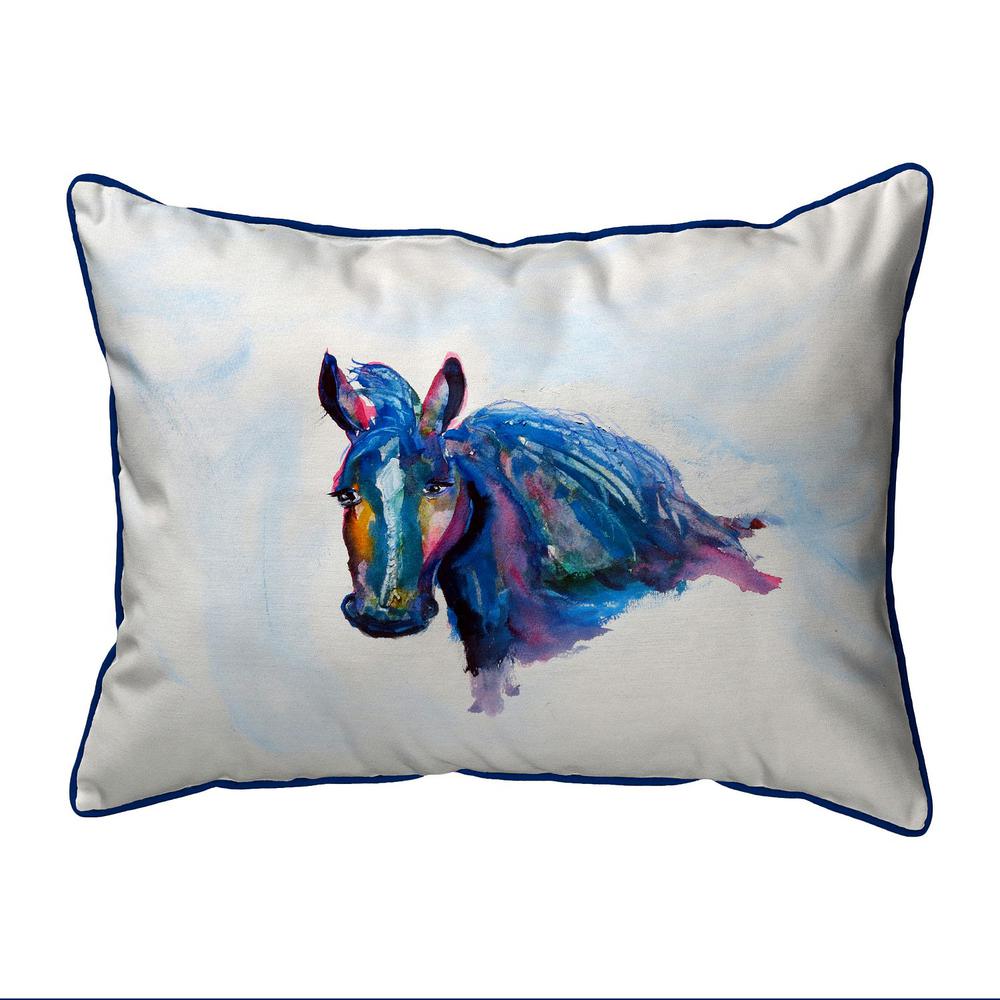 Old Mare Small Indoor/Outdoor Pillow 11x14. Picture 1