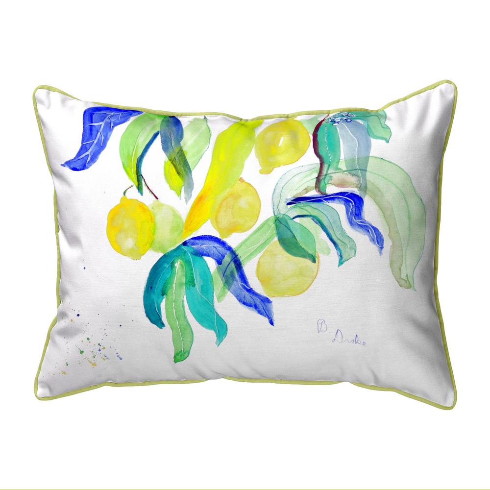 Lemon Tree Small Indoor/Outdoor Pillow 11x14. Picture 1
