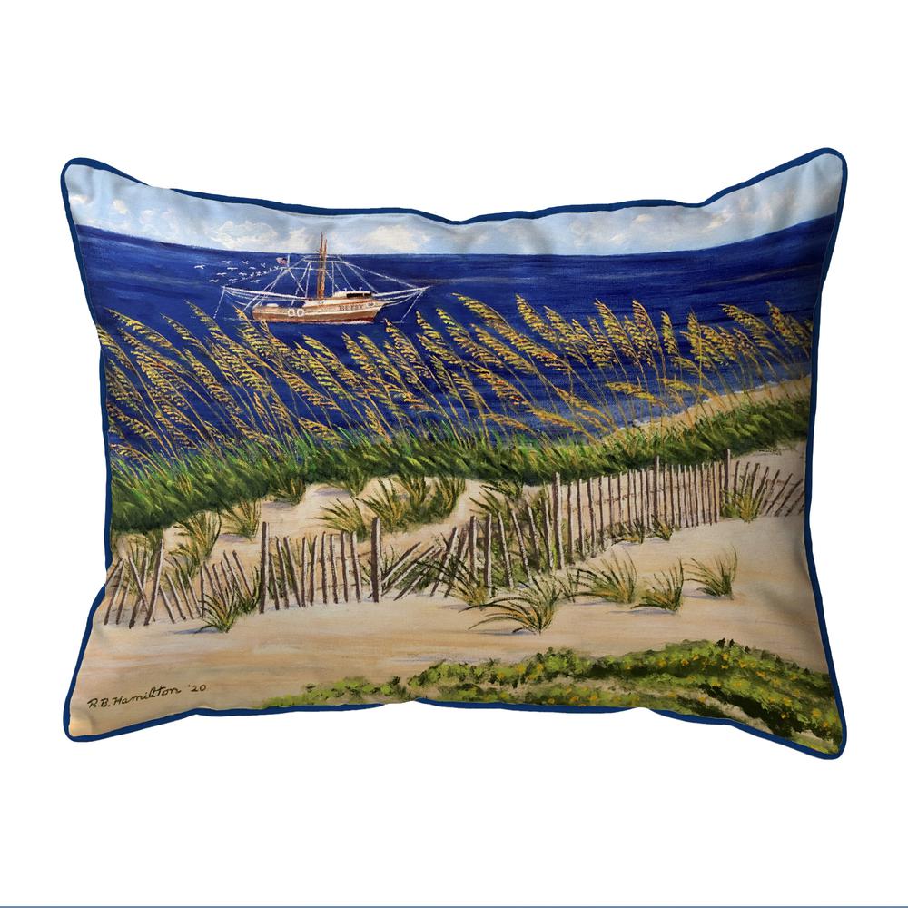 Shrimp Boat & Oates Small Indoor/Outdoor Pillow 11x14. Picture 1