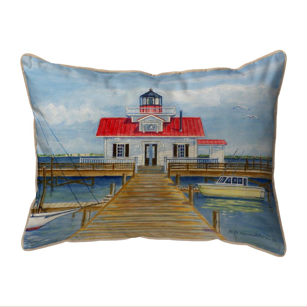 Marshes Lighthouse Small Pillow 11x14. Picture 1