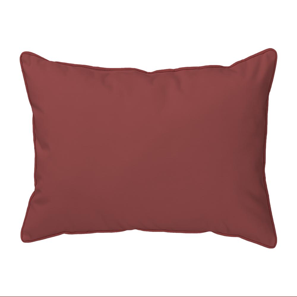 Rowboat & Birds Small Outdoor/Indoor Pillow 11x14. Picture 2