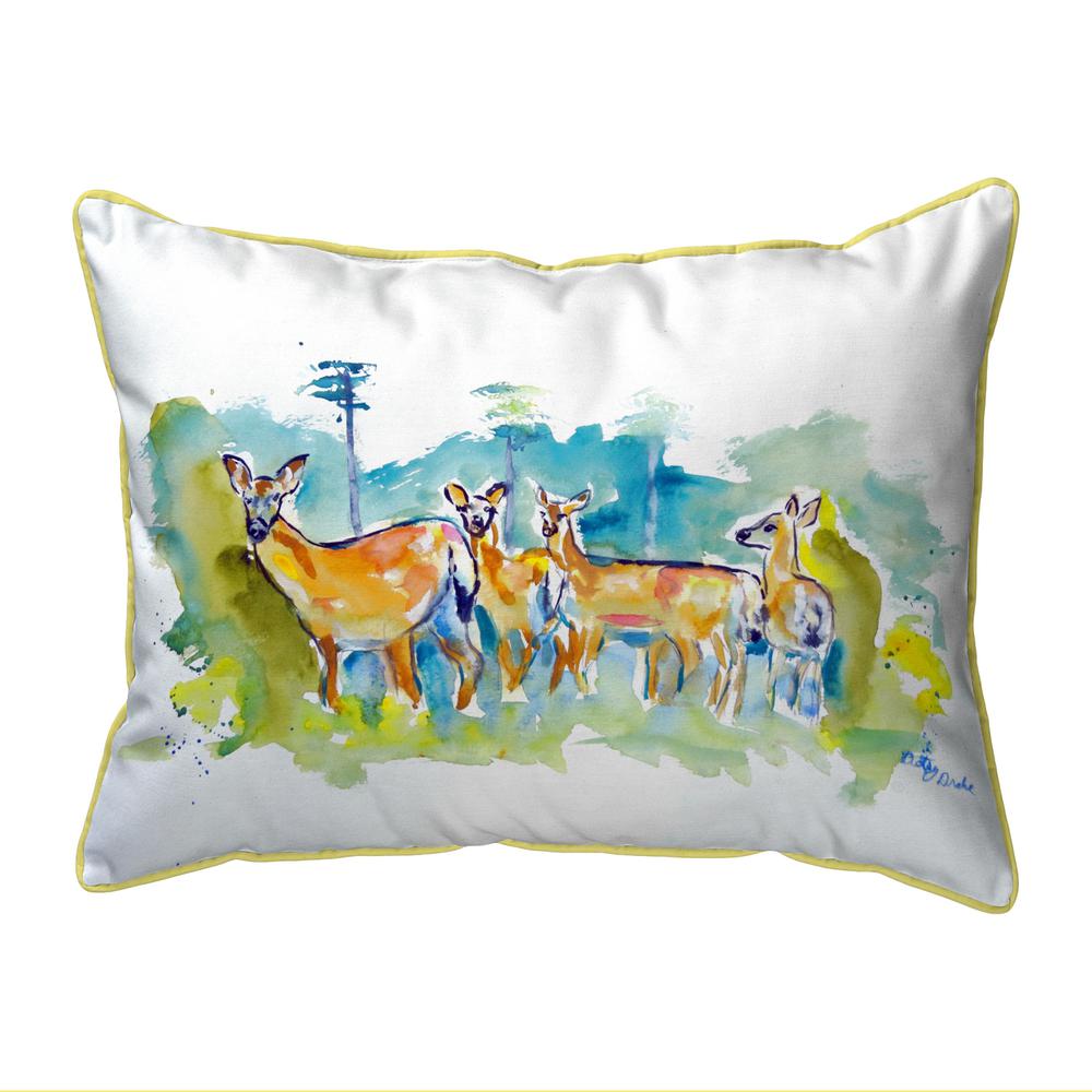 Deer Herd Small Indoor/Outdoor Pillow 11x14. Picture 1