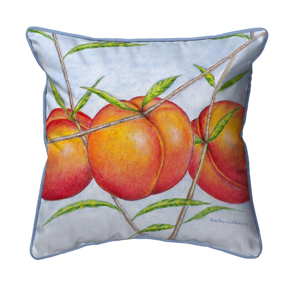 Peaches Small Pillow 12x12. Picture 1