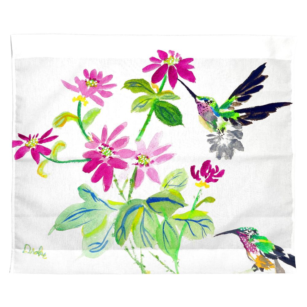 Ruby Throat Hummingbird Wall Hanging 24x30. Picture 1