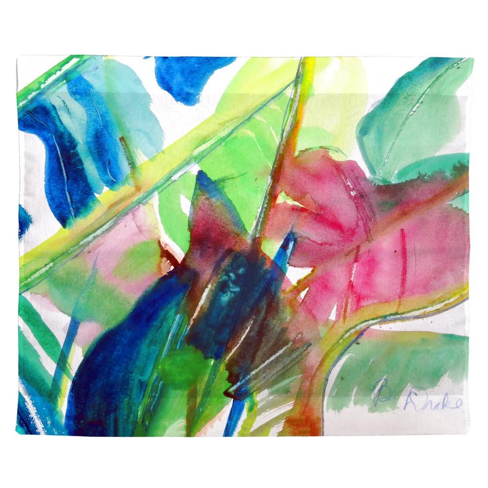 Pink Palms Outdoor Wall Hanging 24x30. Picture 1