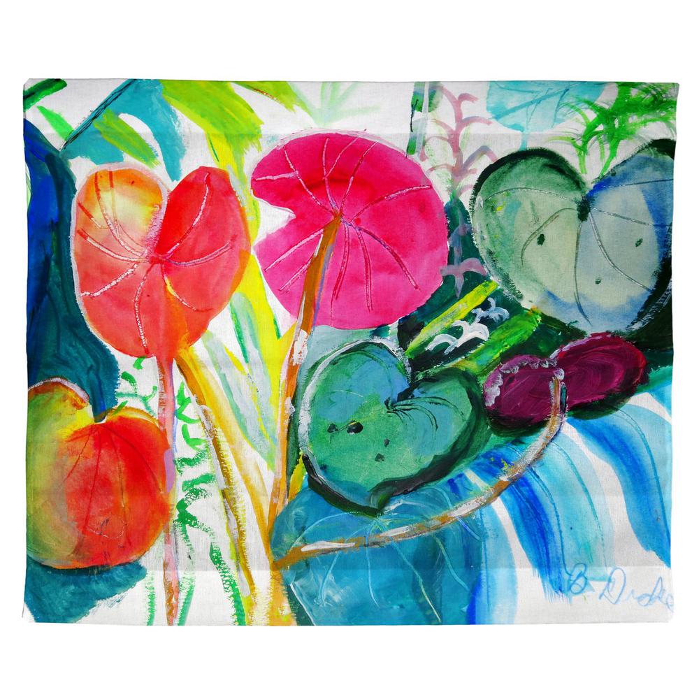Cyclamen Plant Outdoor Wall Hanging 24x30. Picture 1