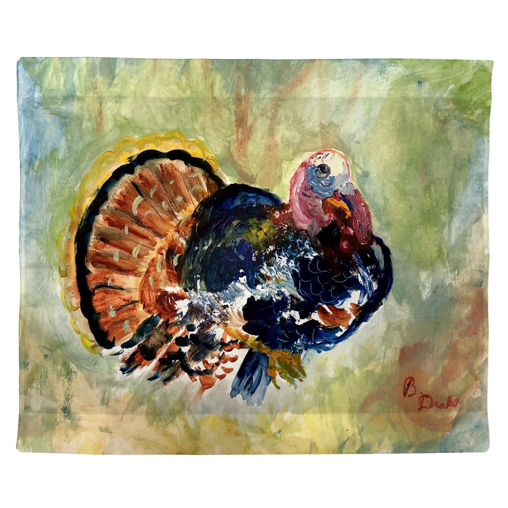 Colorful Turkey Wall Hanging 24x30. Picture 1