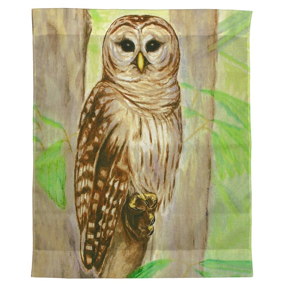 Owl Outdoor Wall Hanging 24x30. Picture 1