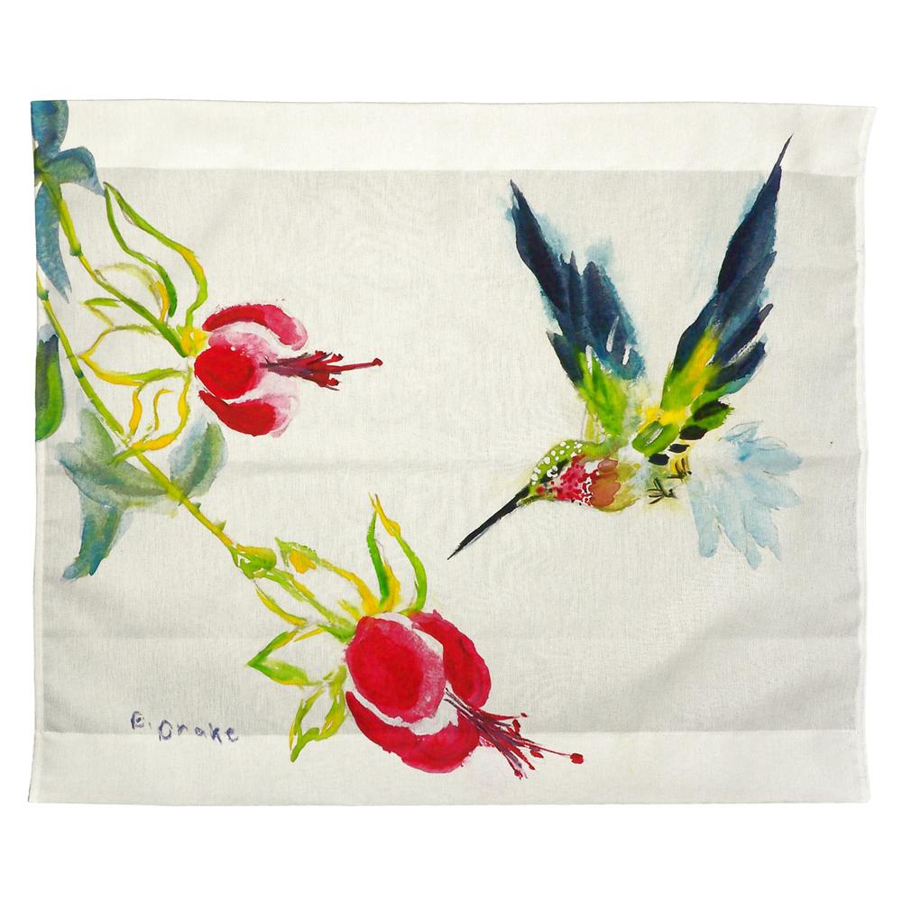 Betsy's Hummingbird Outdoor Wall Hanging 24x30. Picture 1