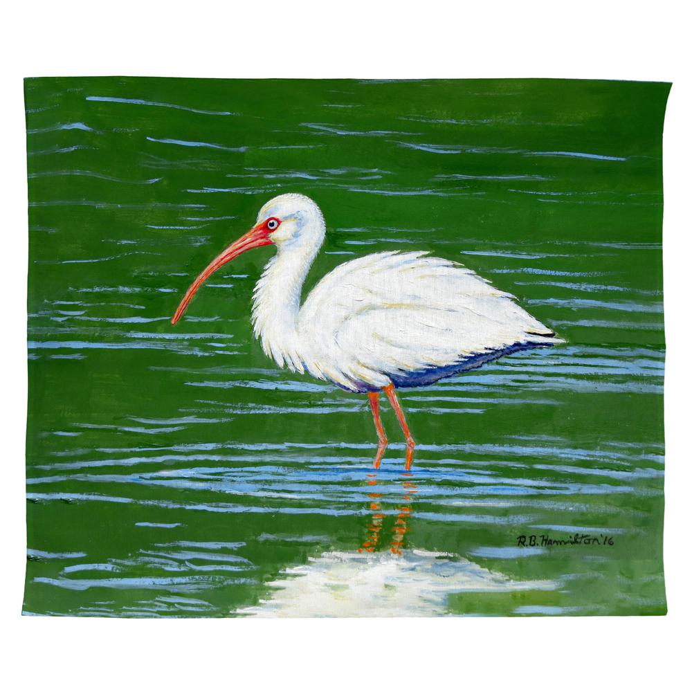 Dick's White Ibis Outdoor Wall Hanging 24x30. Picture 1