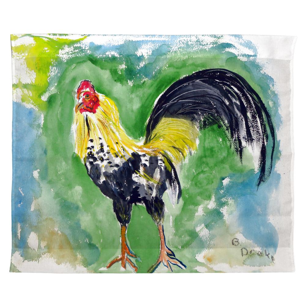 Bantam Rooster Outdoor Wall Hanging 24x30. Picture 1