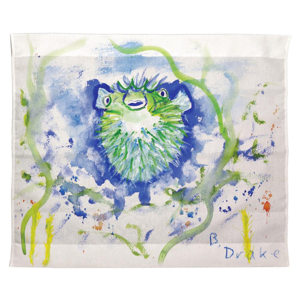 Spiney Puffer Outdoor Wall Hanging 24x30. Picture 1