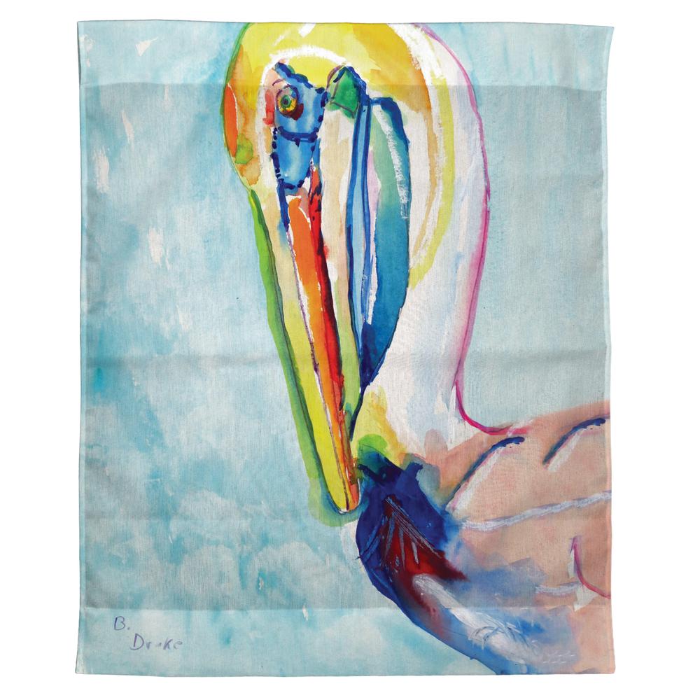 Pelican Head Outdoor Wall Hanging 24x30. Picture 1