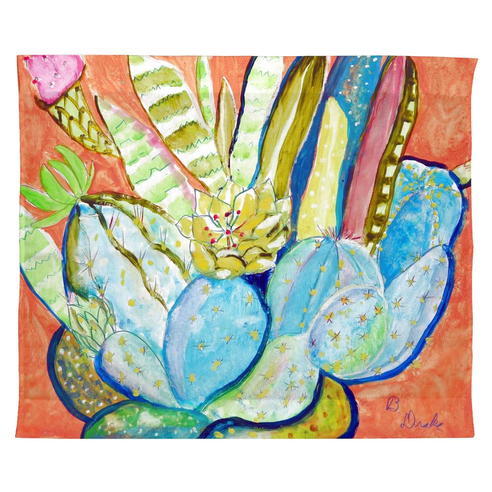 Cactus Wall Hanging 24x30. Picture 1
