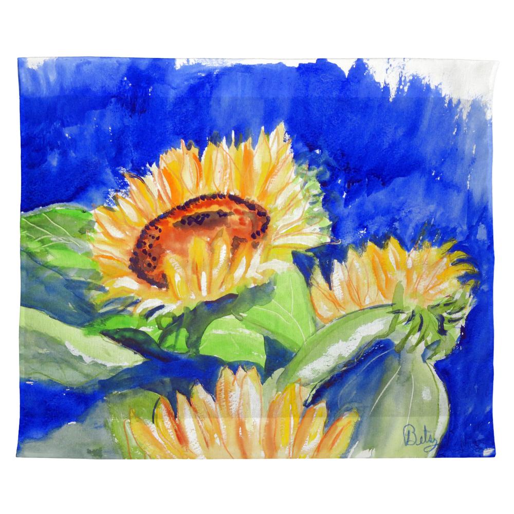 Rising Sunflower Outdoor Wall Hanging 24x30. Picture 1