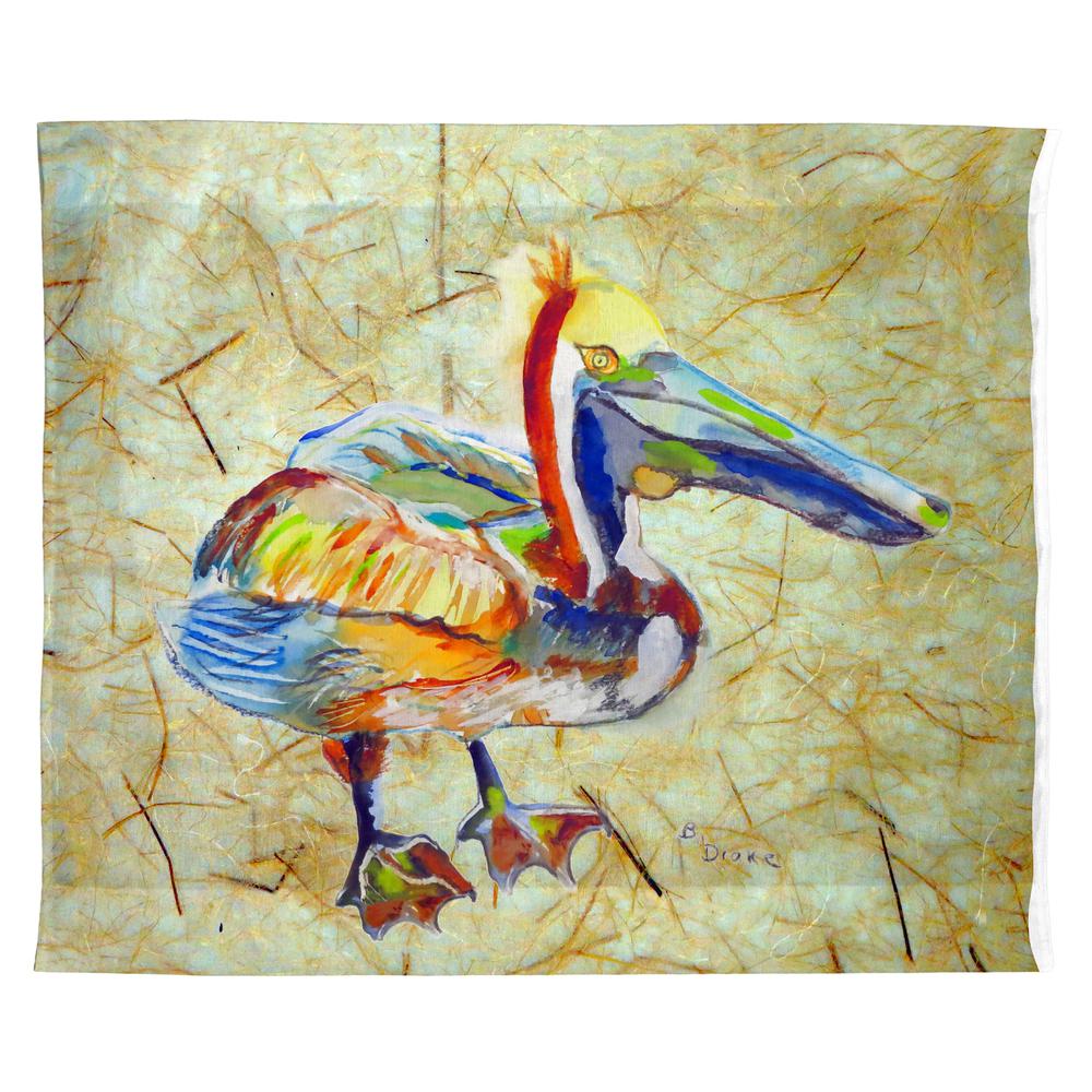 Heathcliff Pelican Outdoor Wall Hanging 24x30. Picture 1