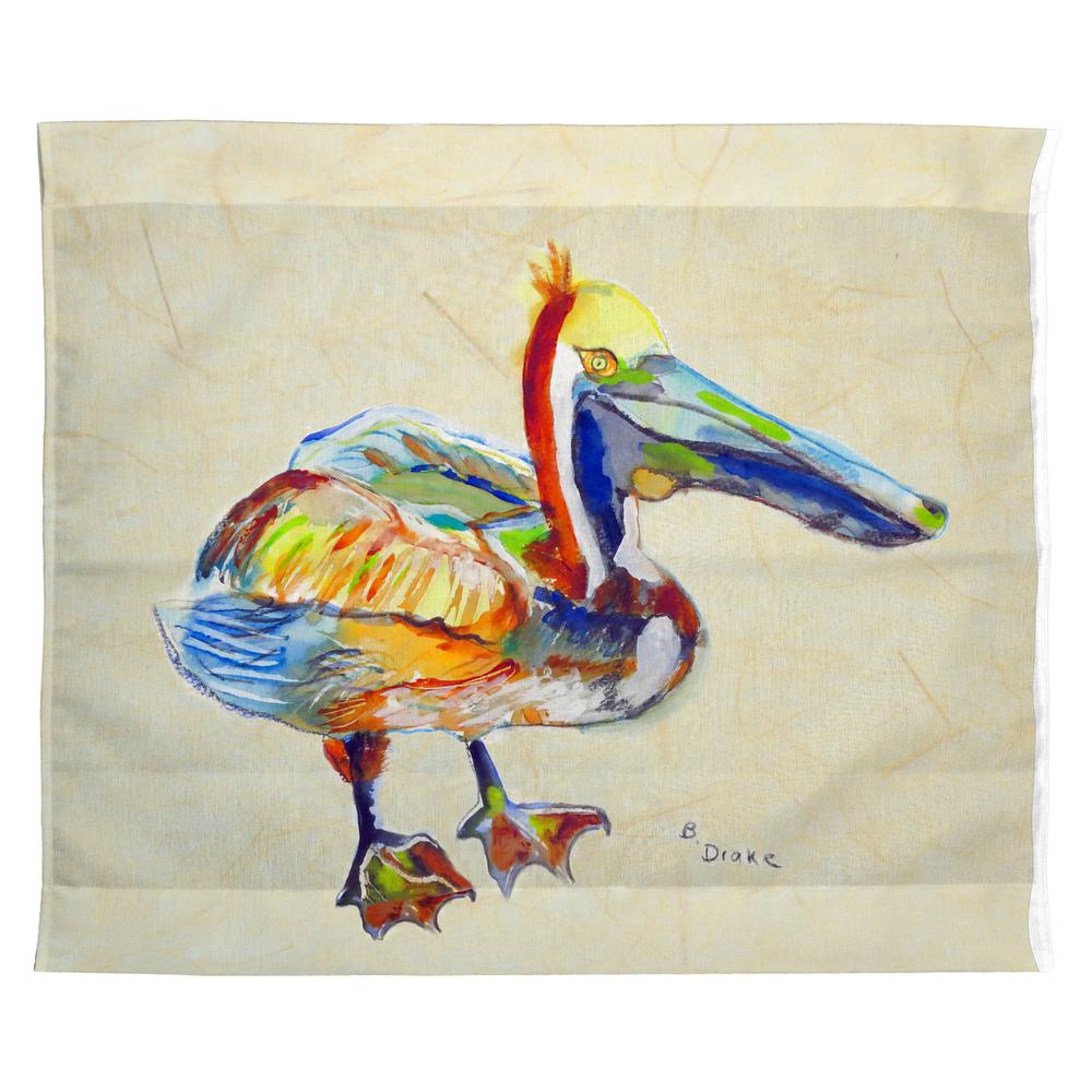 Heathcliff Pelican B Outdoor Wall Hanging 24x30. Picture 1