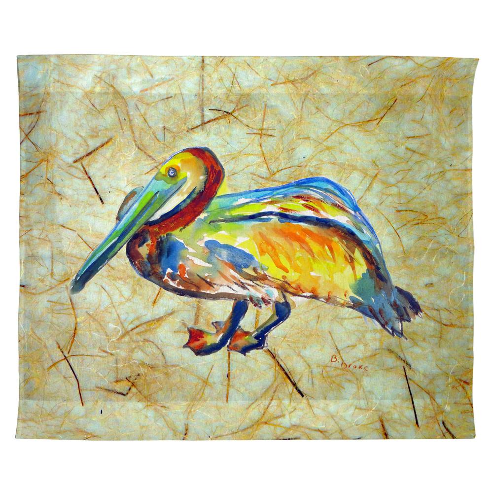 Gertrude Pelican Outdoor Wall Hanging 24x30. Picture 1