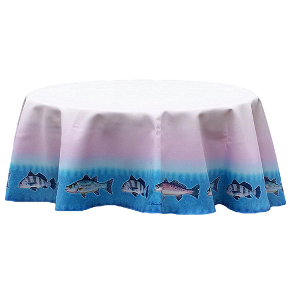 Assorted Fish Round Table Cloth 58. Picture 2