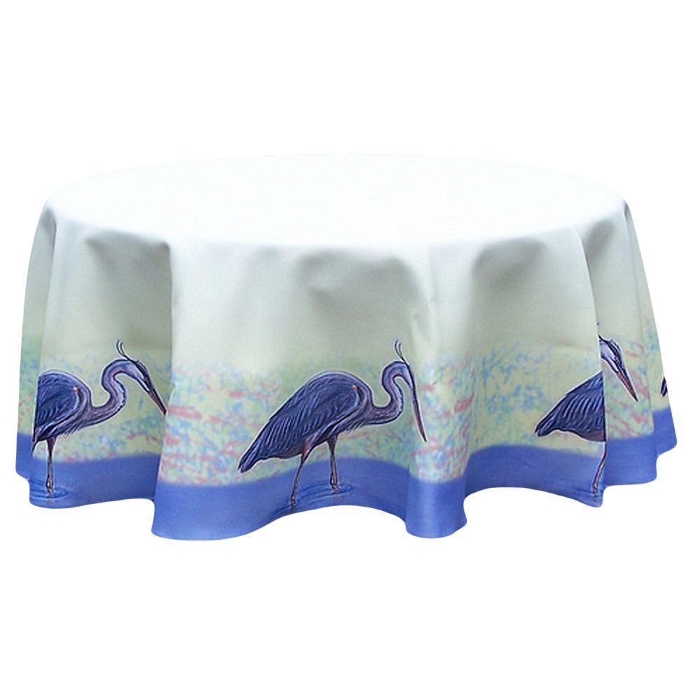 Blue Heron Tablecloth 68. Picture 1