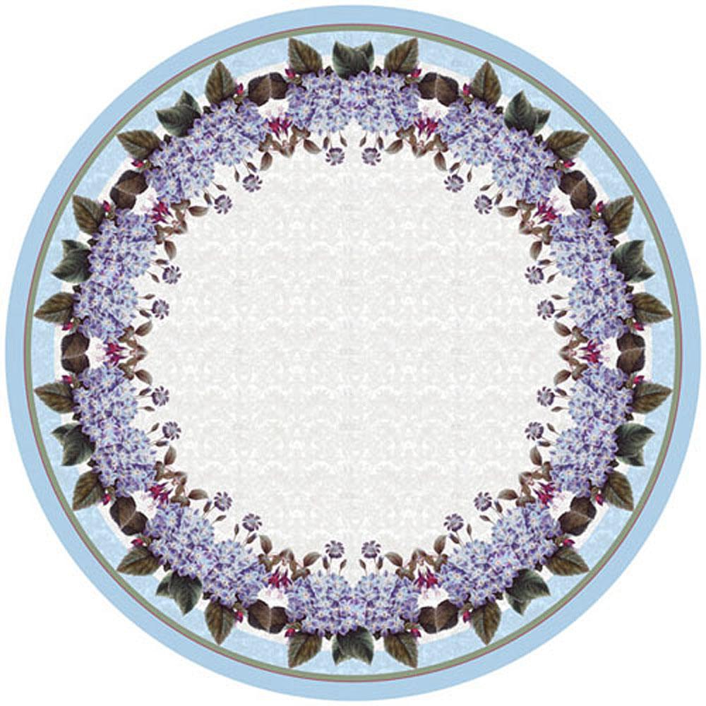 Hydrangea Round Table Cloth 58. Picture 1