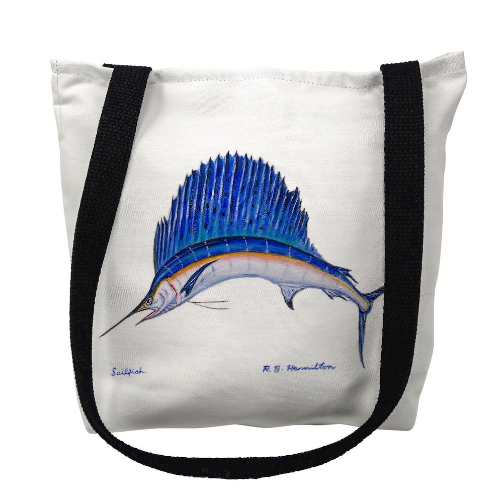 Sailfish Large Tote Bag 18x18. Picture 1