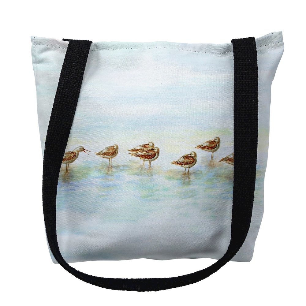 Avocets Small Tote Bag 13x13. Picture 1
