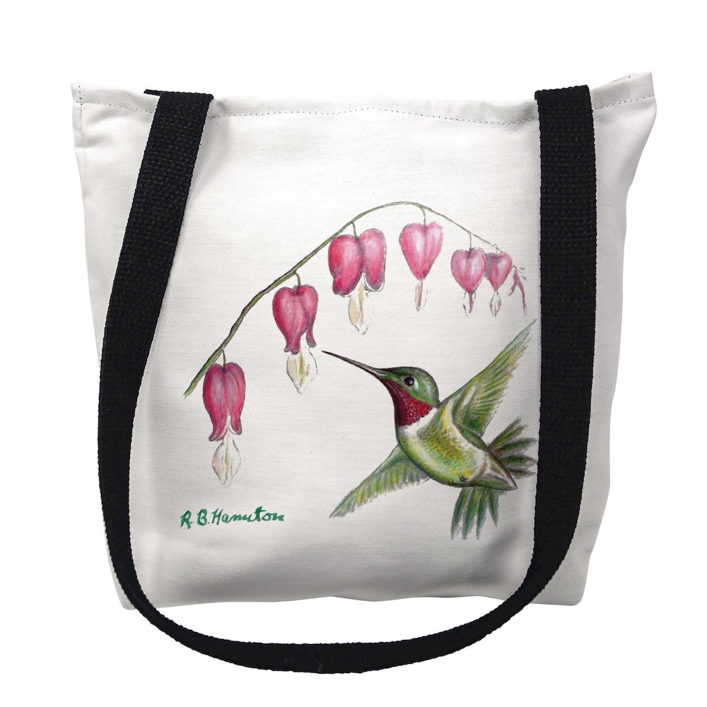 Hummingbird Medium Tote Bag 16x16. Picture 1
