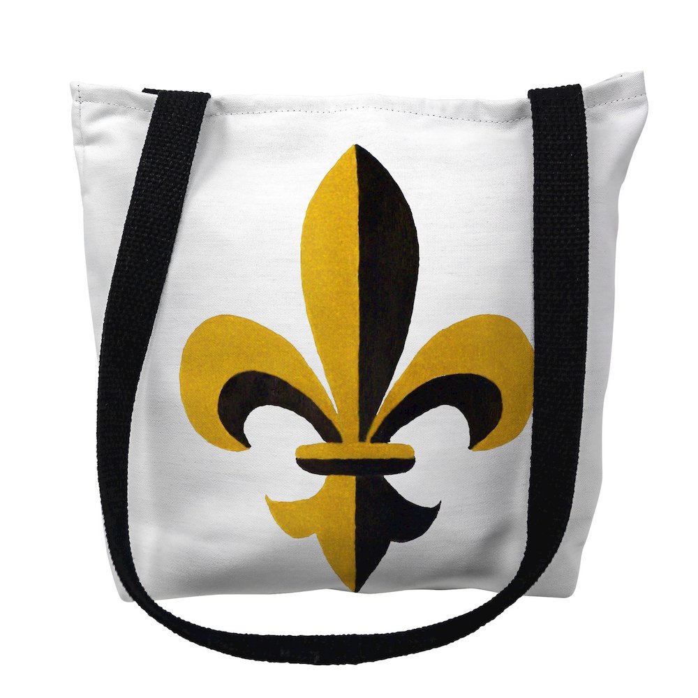 Fleur-de-lis Small Tote Bag 13x13. Picture 1