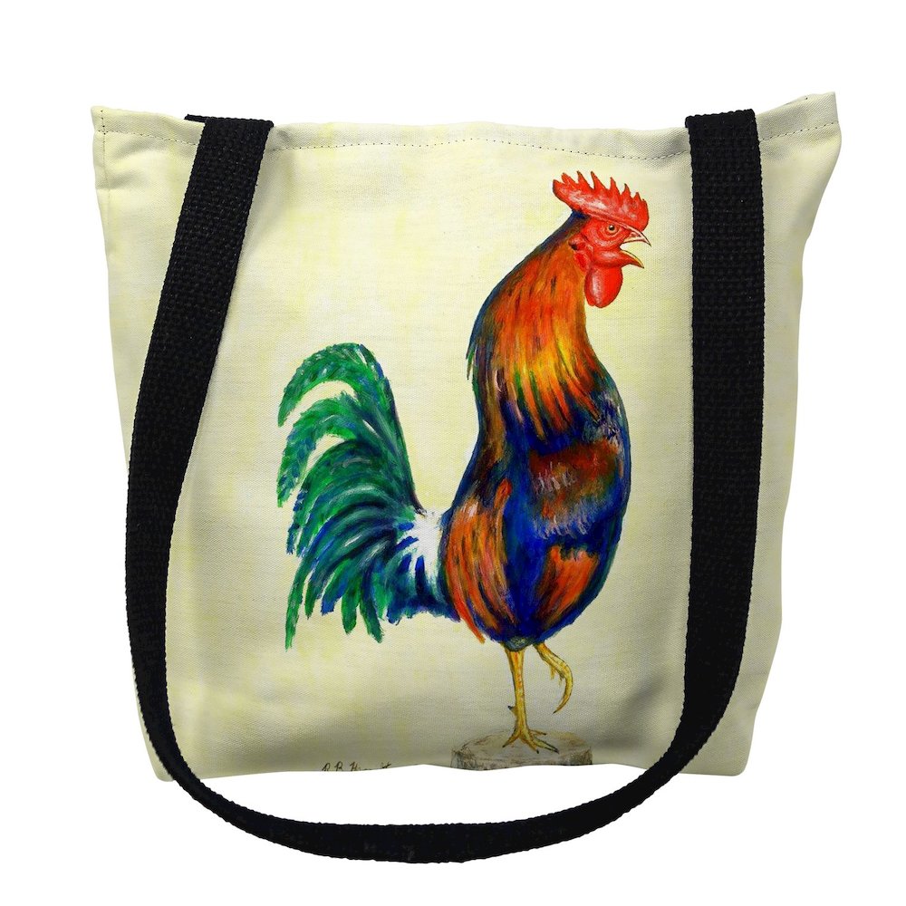 Blue Rooster Small Tote Bag 13x13. Picture 1
