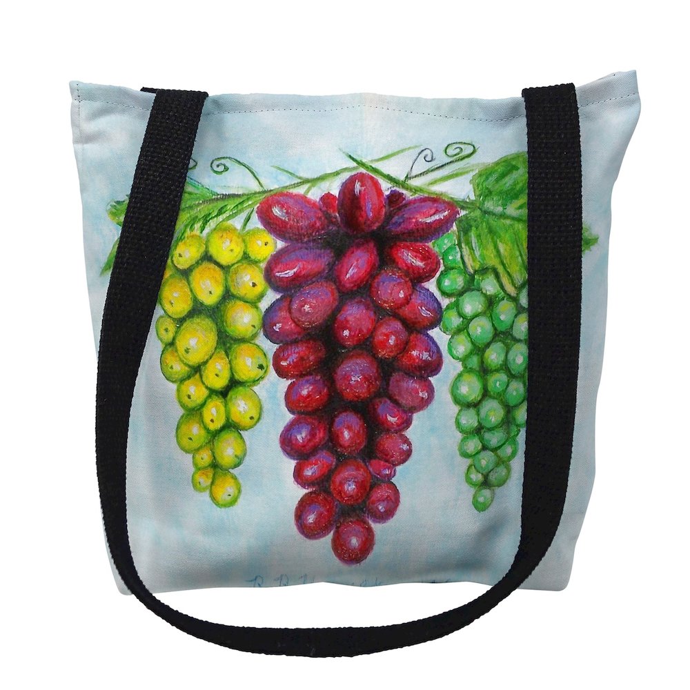Bunches of Grapes Medium Tote Bag 16x16. Picture 1