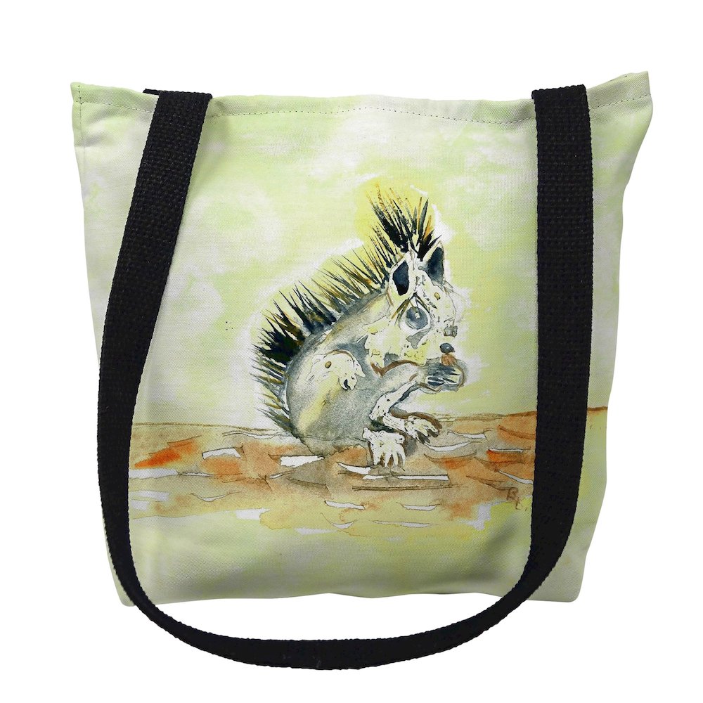Baby Squirrel Medium Tote Bag 16x16. Picture 1