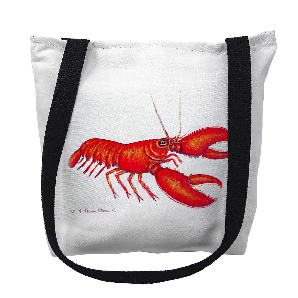 Red Lobster Medium Tote Bag 16x16. Picture 1