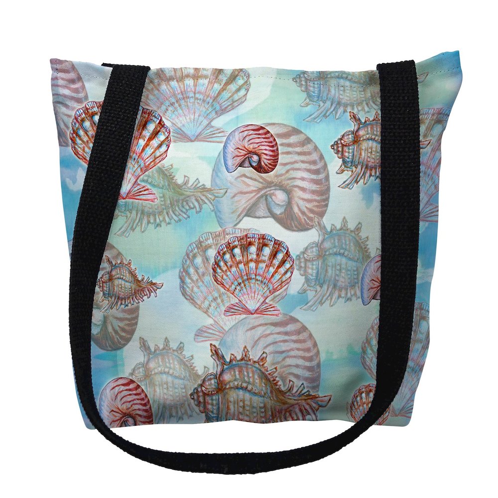 Shells Large Tote Bag 18x18. Picture 1