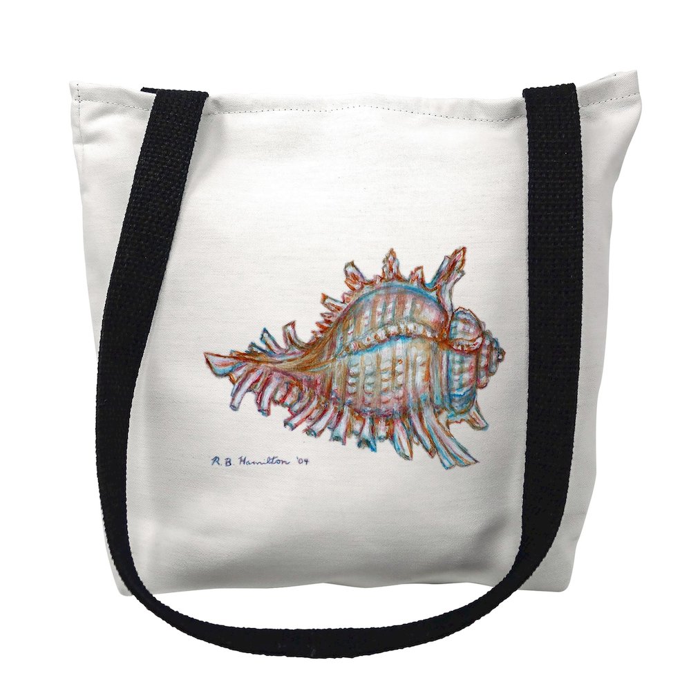 Conch Medium Tote Bag 16x16. Picture 1